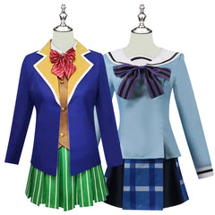 Satou Matsuzaka Happy Sugar Life Sommerkleid-Set Cosplay Kostuem Damen