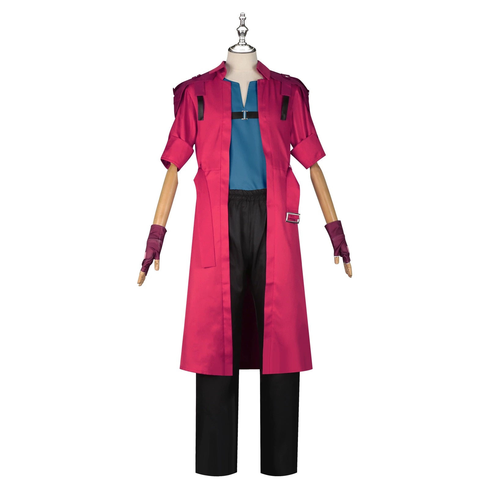 Dante Sparda Devil May Cry Roter Mantel Anzug Cosplay Kostuem Damen