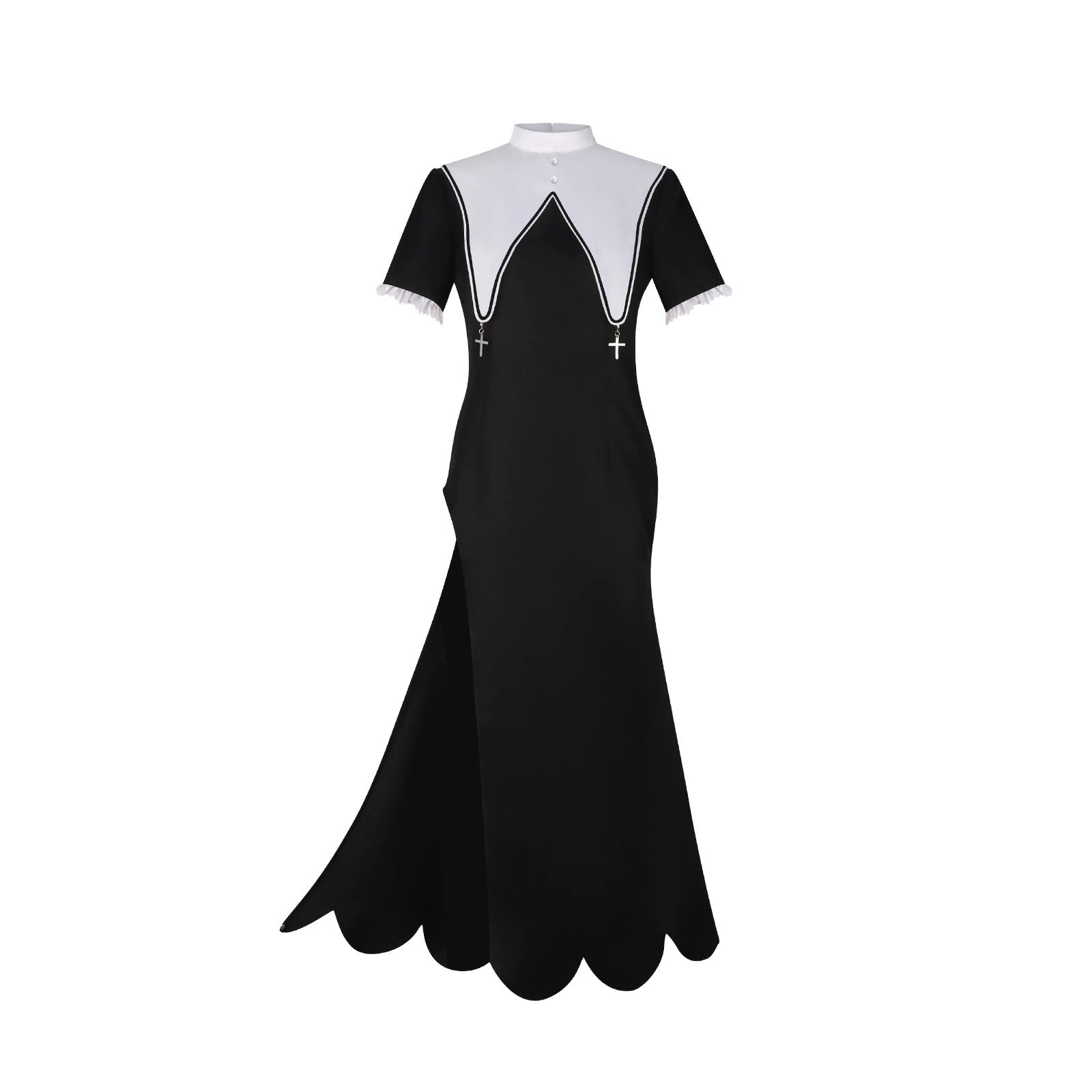 Shiomi Nono Project Sekai Nonnen-Kleid Cosplay Kostuem Damen Schwarz