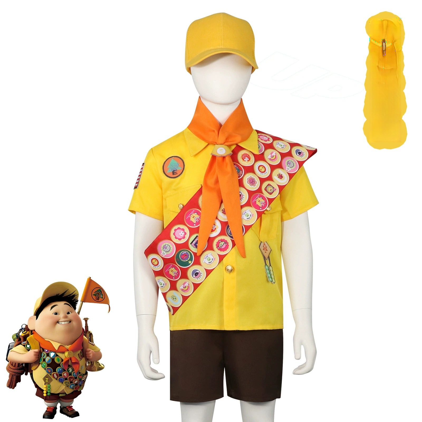Russell Up Explorer Uniform Cosplay Kostuem Damen