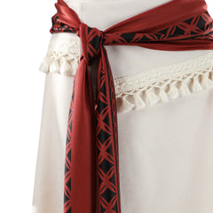 Moana Disney Live Action Kleid Cosplay Kostuem Damen Rot