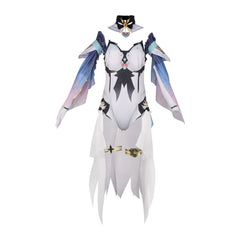 Wuthering Waves Uniform mit Jacke Cosplay Kostuem Damen Schwarz Weiß