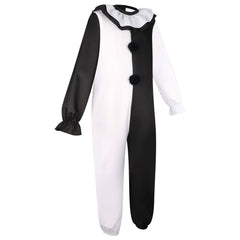 Art the Clown Terrifier Schwarz-Weisser Clown Anzug Cosplay Kostuem Damen