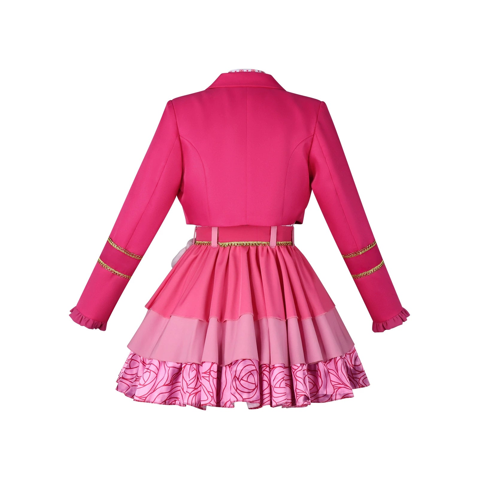 Chloe Charming Descendants Blau-Weisses Kleid Set Cosplay Kostuem Damen