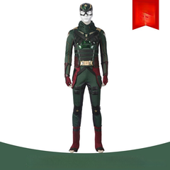 Soldier Boy The Boys Anzug Cosplay Kostuem Damen Gruen Gold