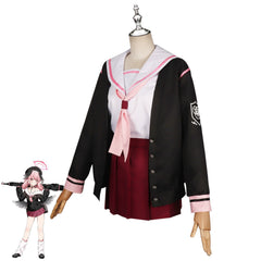 Koharu Blue Archive Matrosen-Uniform Cosplay Kostuem Damen Navyblau