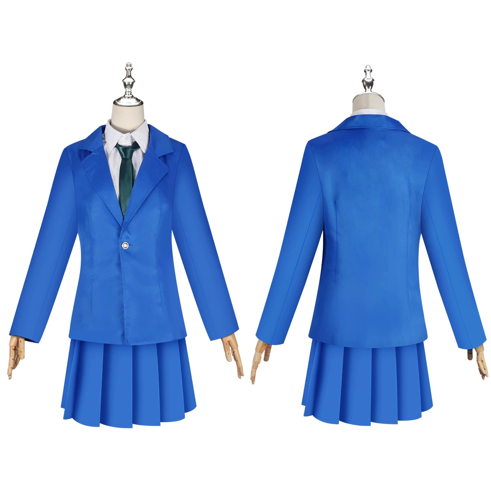 Shinichi Ran Detective Conan JK Uniform Set Cosplay Kostuem Damen