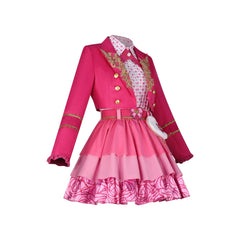Chloe Charming Descendants Blau-Weisses Kleid Set Cosplay Kostuem Damen