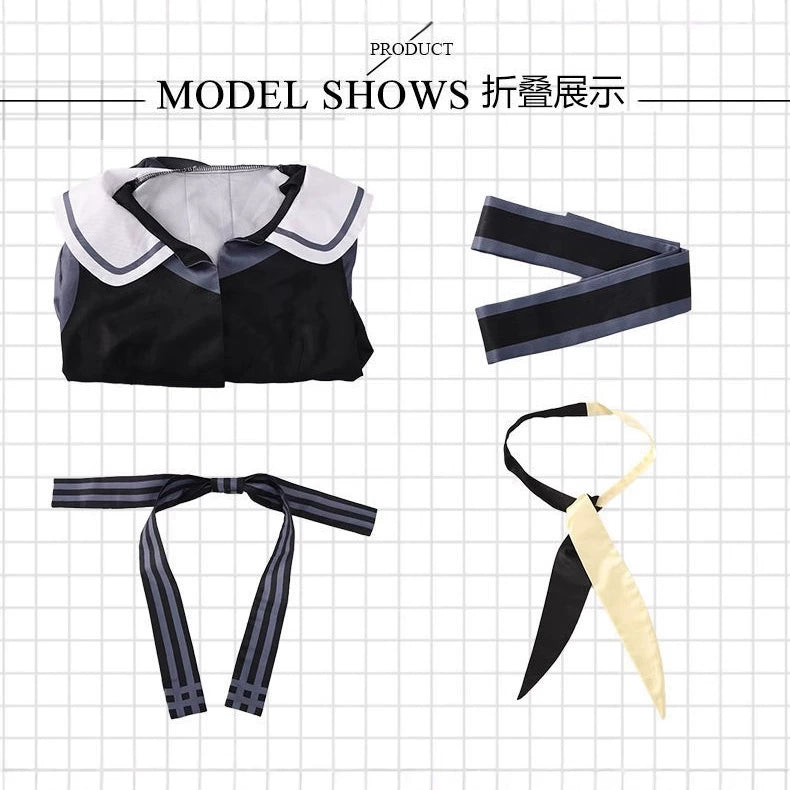 Project Sekai 25-ji Bühnen-Set Cosplay Kostuem Damen Dunkelblau