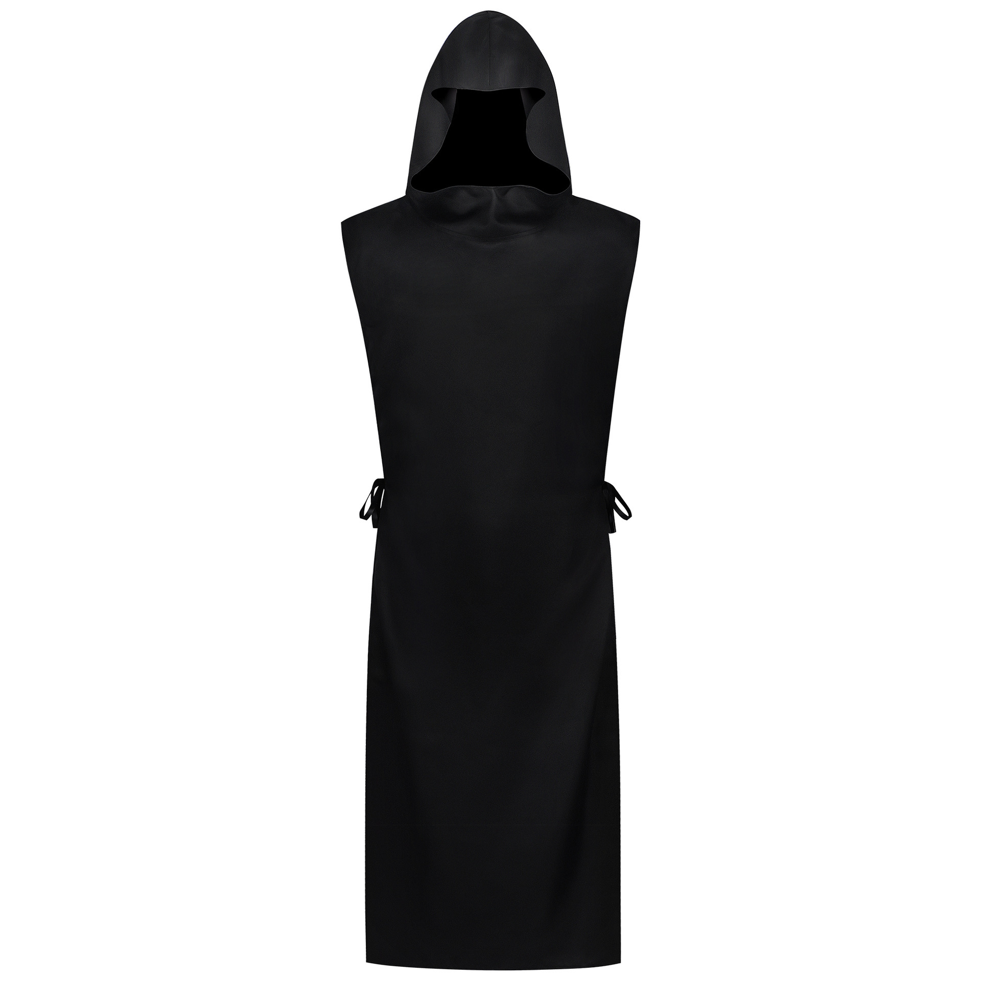 Mönchsrobe – Kapuzenkleid mit Gürtel & Kette, UNISEX