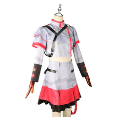 Kasane Teto Vocaloid Kleid-Set Cosplay Kostuem Damen Rot