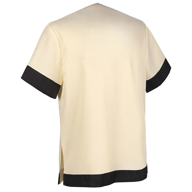 Schlitzsaum-Hemd SALE – Renaissance Kurzarm-Hemd, HERREN