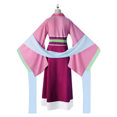 Maomao The Apothecary Diaries Fest-Hanfu Cosplay Kostuem Damen Rosa Violett