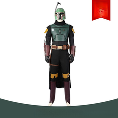 Boba Fett Star Wars Ruestung Cosplay Kostuem Damen Gruen Schwarz