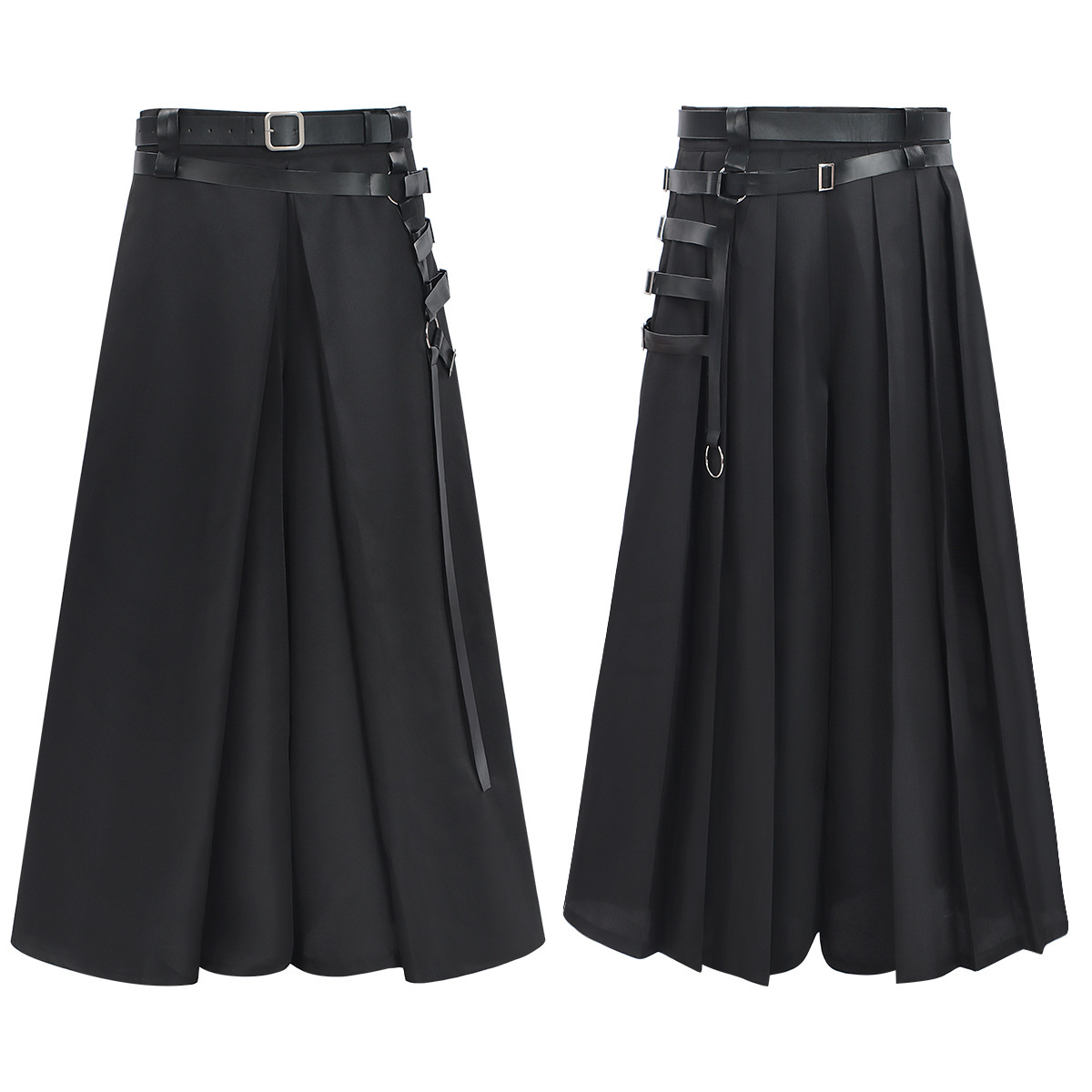 Gothic-Hakama-Hose – Samurai-Haremshose für Dark Fashion, HERREN
