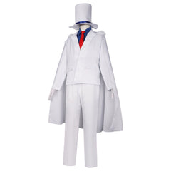 Kaito Kid Detective Conan Phantom Dieb Mantel Cosplay Kostuem Damen
